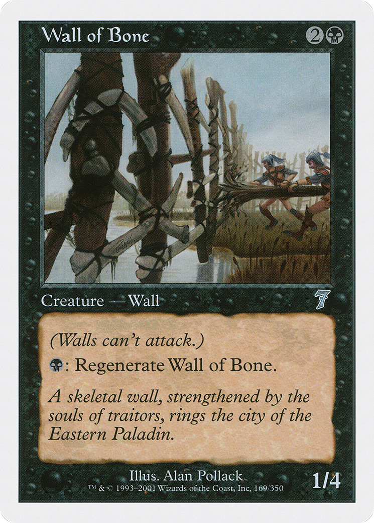 Wall of Bone (7ED-169) - Seventh Edition