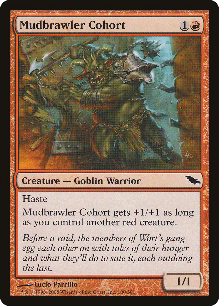 Cohorte des Bagarreurs de la Boue (SHM-100) - Shadowmoor Foil 