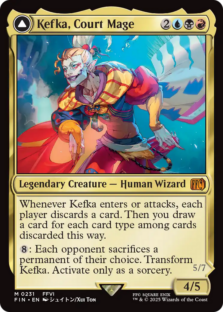 Kefka, Court Mage (FIN-231) - FINAL FANTASY Foil