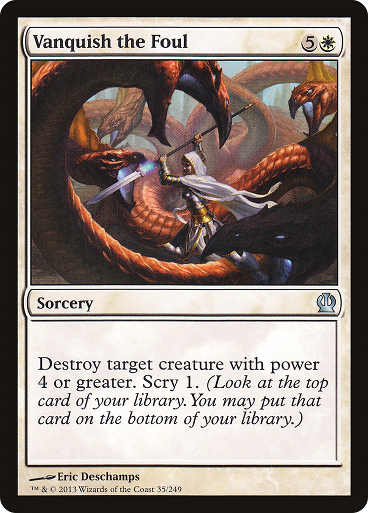 Vaincre le Foul (THS-035) - Theros Foil 