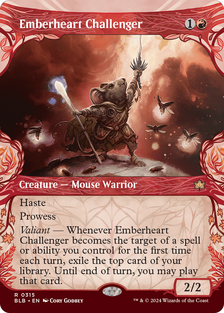 Emberheart Challenger (BLB-315) - Bloomburrow : (Vitrine) 