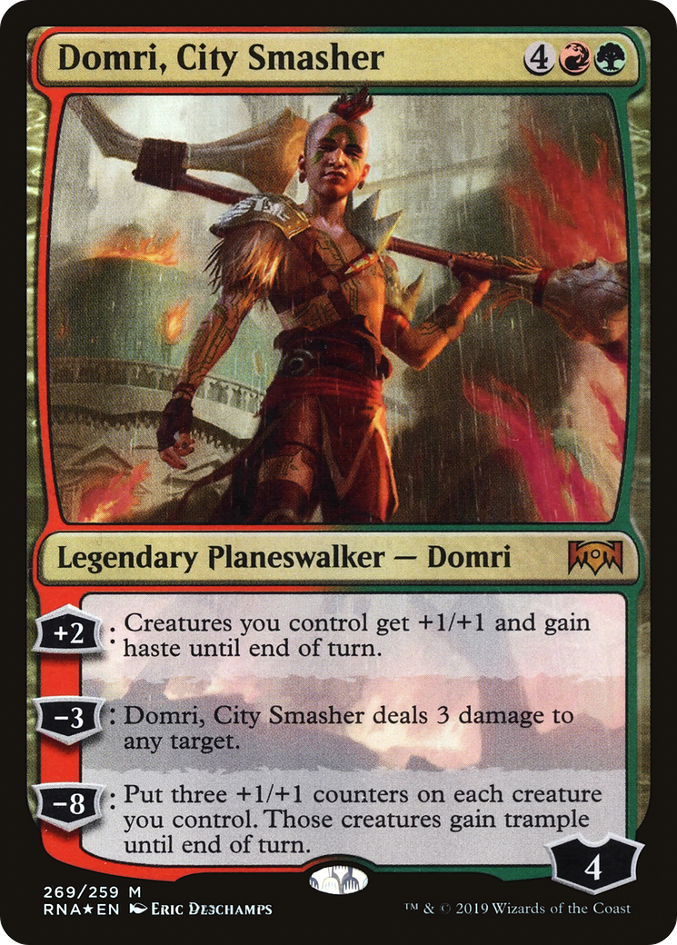 Domri, Destructeur de Cité (RNA-269) - Allégeance de Ravnica Foil 