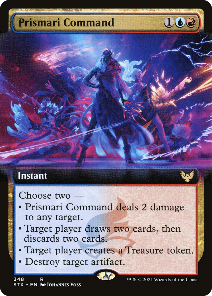 Prismari Command (Extended Art) (STX-348) - Strixhaven: School of Mages: (Extended Art)