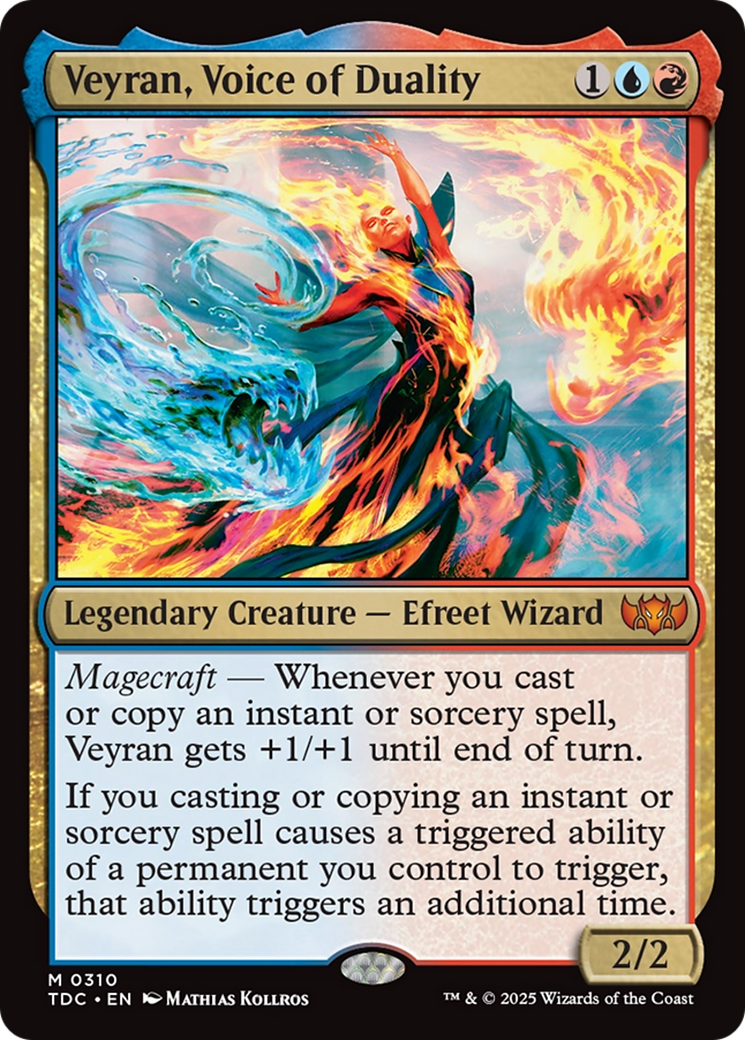 Veyran, Voix de la Dualité (TDC-310) - Commandant : Tarkir : Tempête de Dragons 