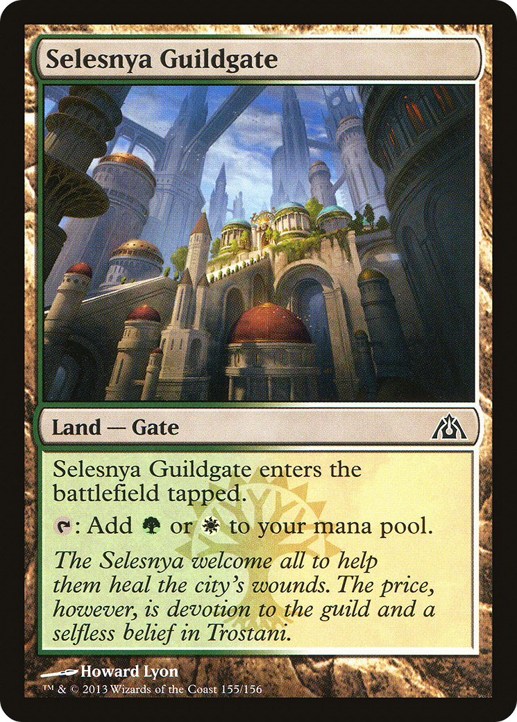 Selesnya Guildgate (DGM-155) - Dragon's Maze Foil 
