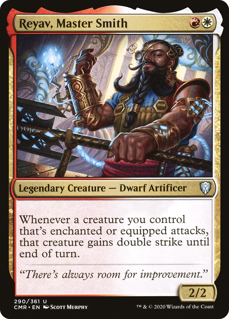 Reyav, Master Smith (CMR-290) - Commander Legends Foil