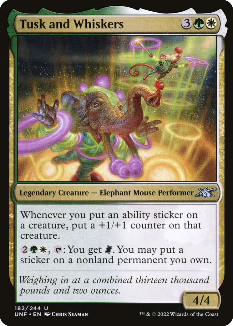 Défense et moustaches (UNF-182) - Unfinity Foil 