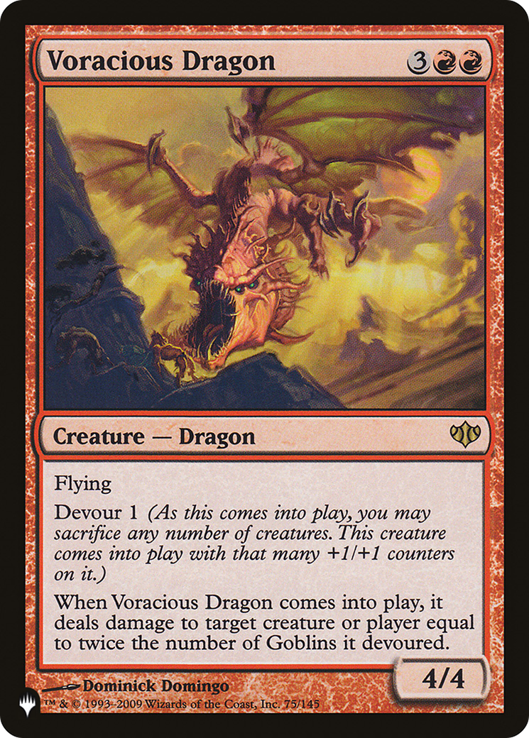 Voracious Dragon (LIST-CON-75) - The List