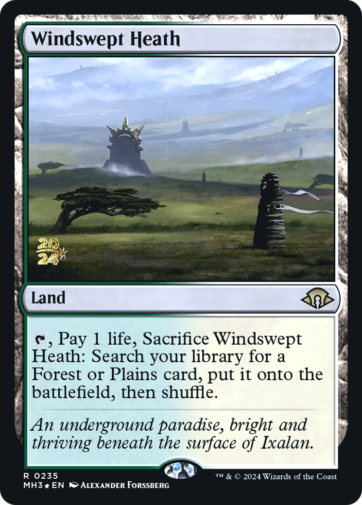 Windswept Heath (PRE-235) - Modern Horizons 3 Promos Foil