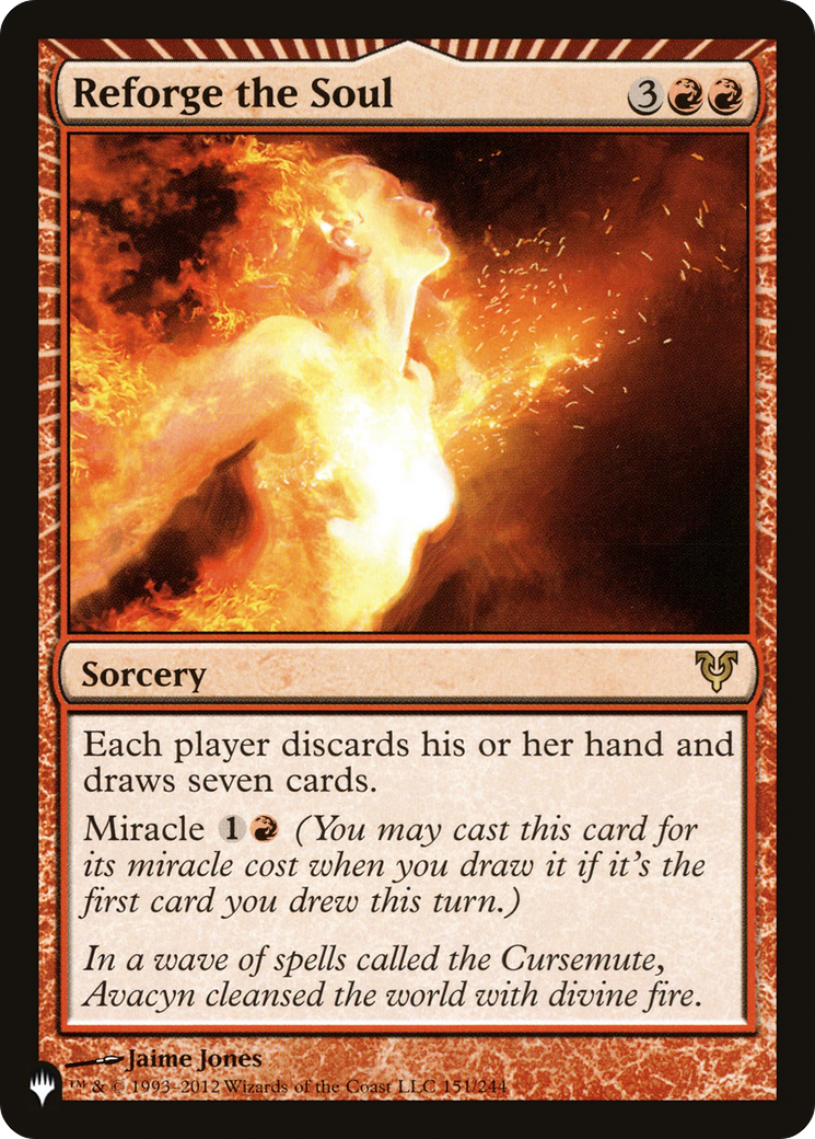 Reforge the Soul (LIST-AVR-151) - The List: (miracle)