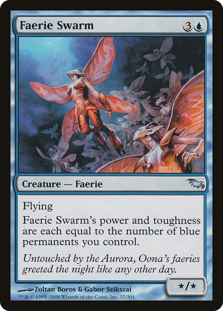 Essaim de fées (SHM-037) - Feuille Shadowmoor 