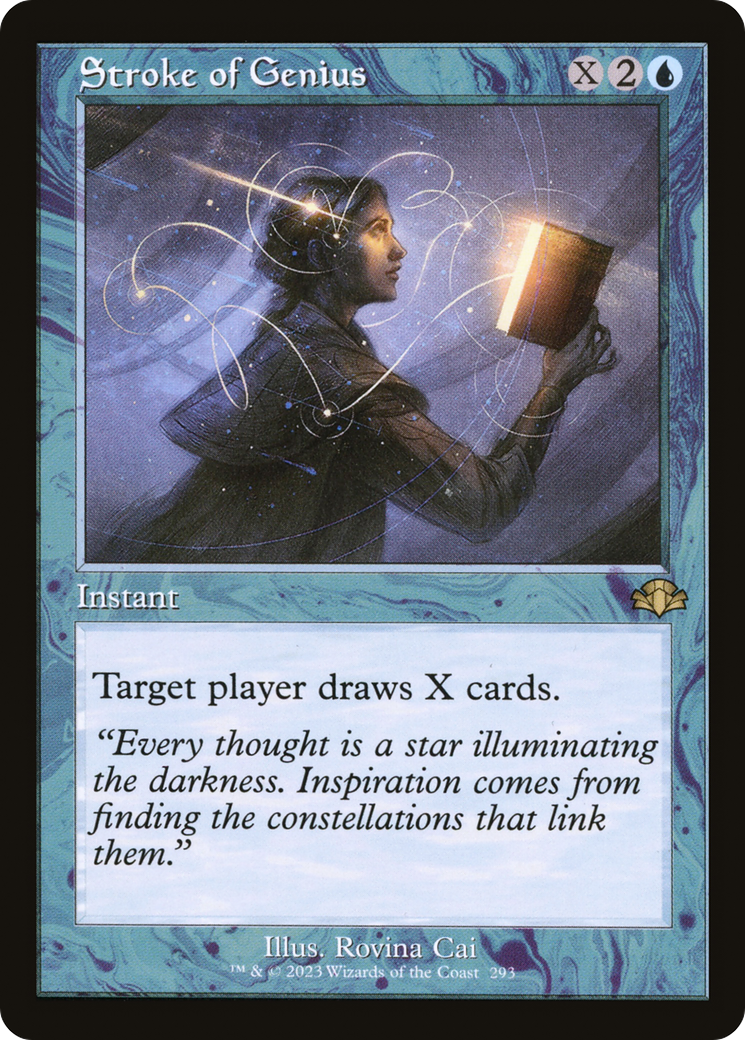 Stroke of Genius (Retro Frame) (DMR-293) - Dominaria Remastered Foil