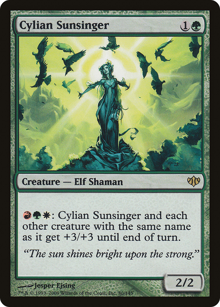 Cylian Sunsinger (CON-080) - Conflux Foil 