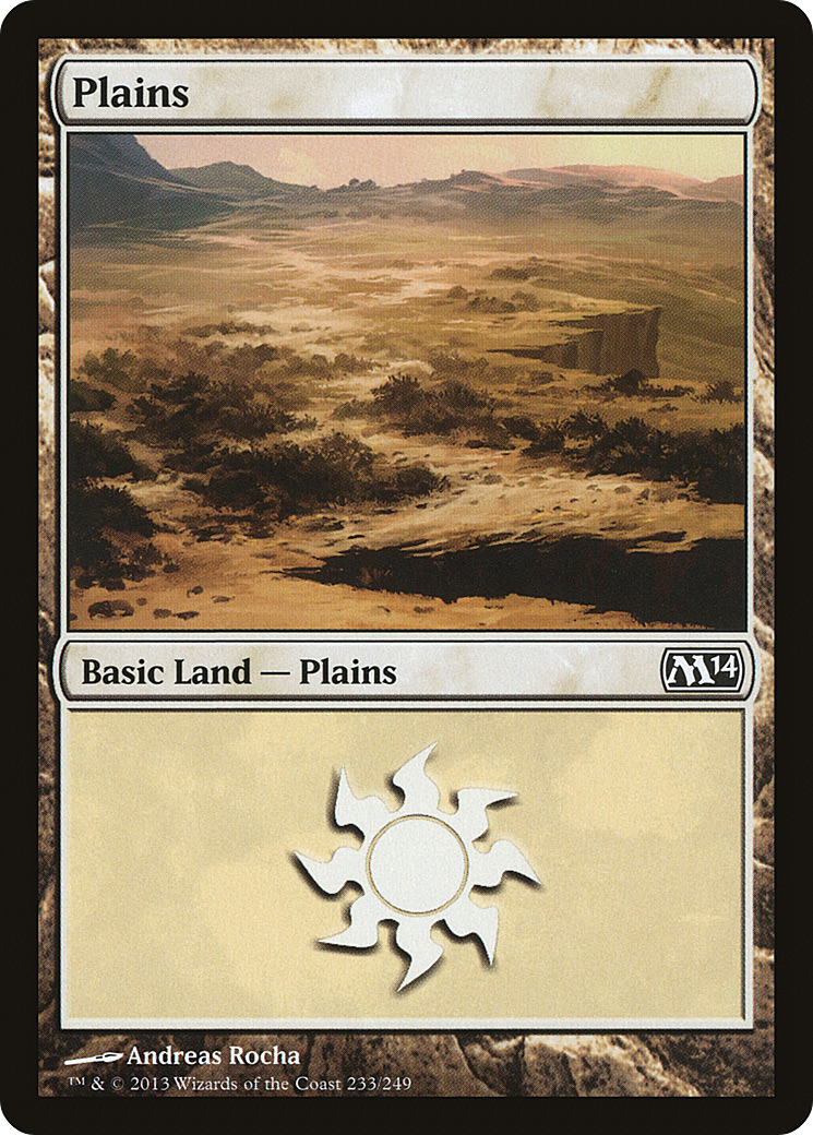 Plaines (M14-233) - Magic 2014 Foil