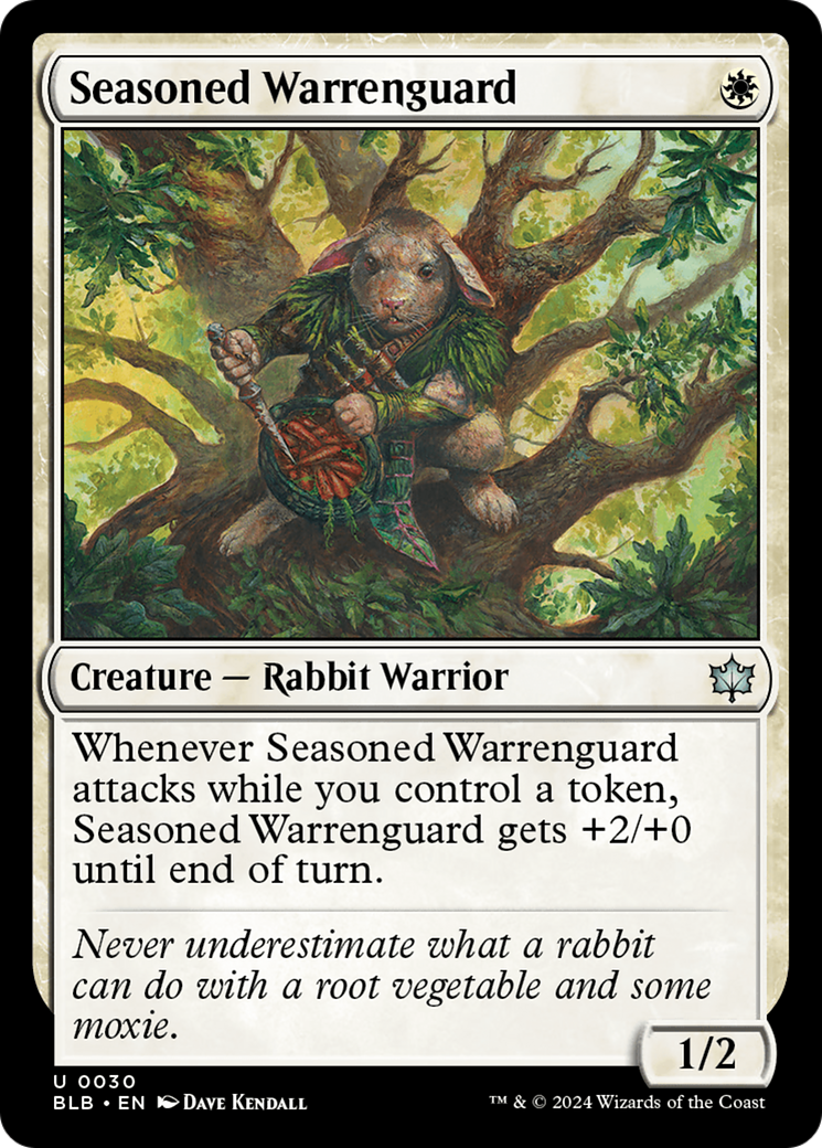 Warrenguard chevronné (BLB-030) - Bloomburrow Foil 