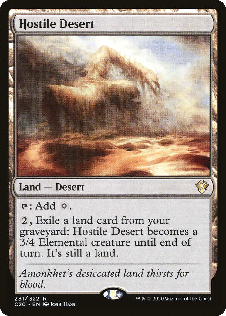 Hostile Desert (C20-281) - Commander 2020
