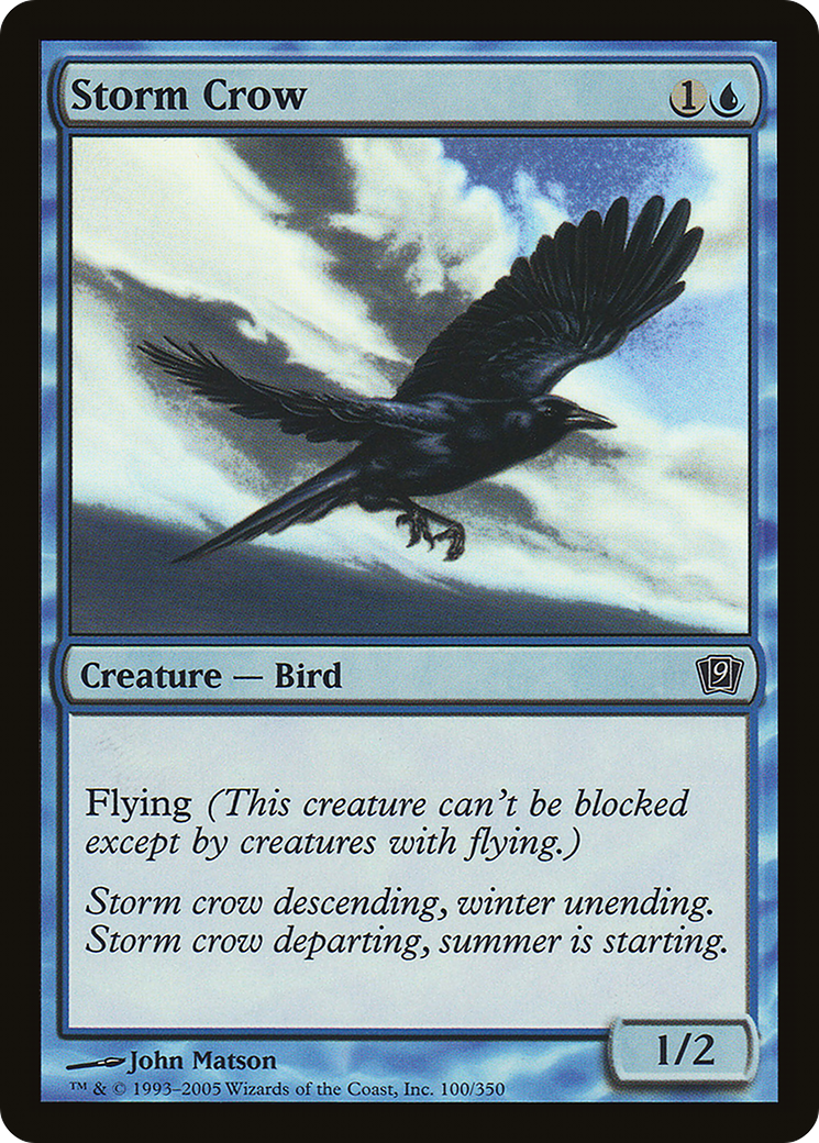 Storm Crow (9ED-100★) - Ninth Edition Foil