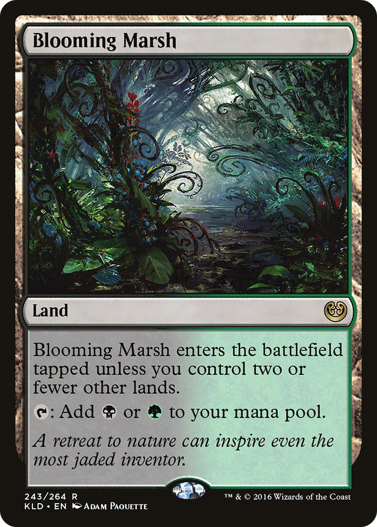 Marais en fleurs (KLD-243) - Feuille de Kaladesh 