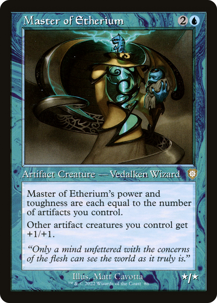 Master of Etherium (Retro Frame) (BRC-086) - The Brothers' War Commander