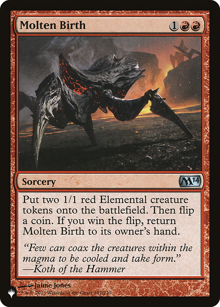 Molten Birth (LIST-M14-147) - The List