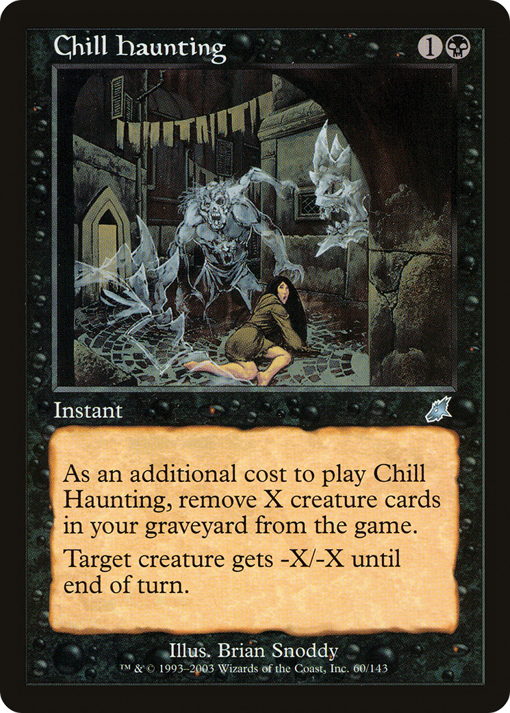 Chill Haunting (SCG-060) - Scourge Foil