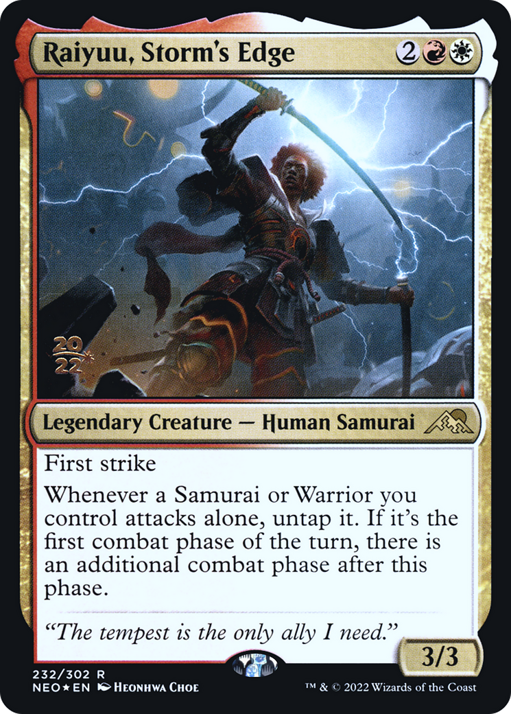 Raiyuu, Storm's Edge (PNEO-232S) - Kamigawa : Neon Dynasty Promos Foil