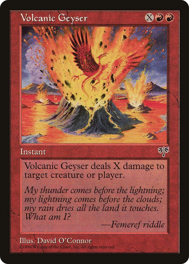 Geyser volcanique (MIR-202) - Mirage
