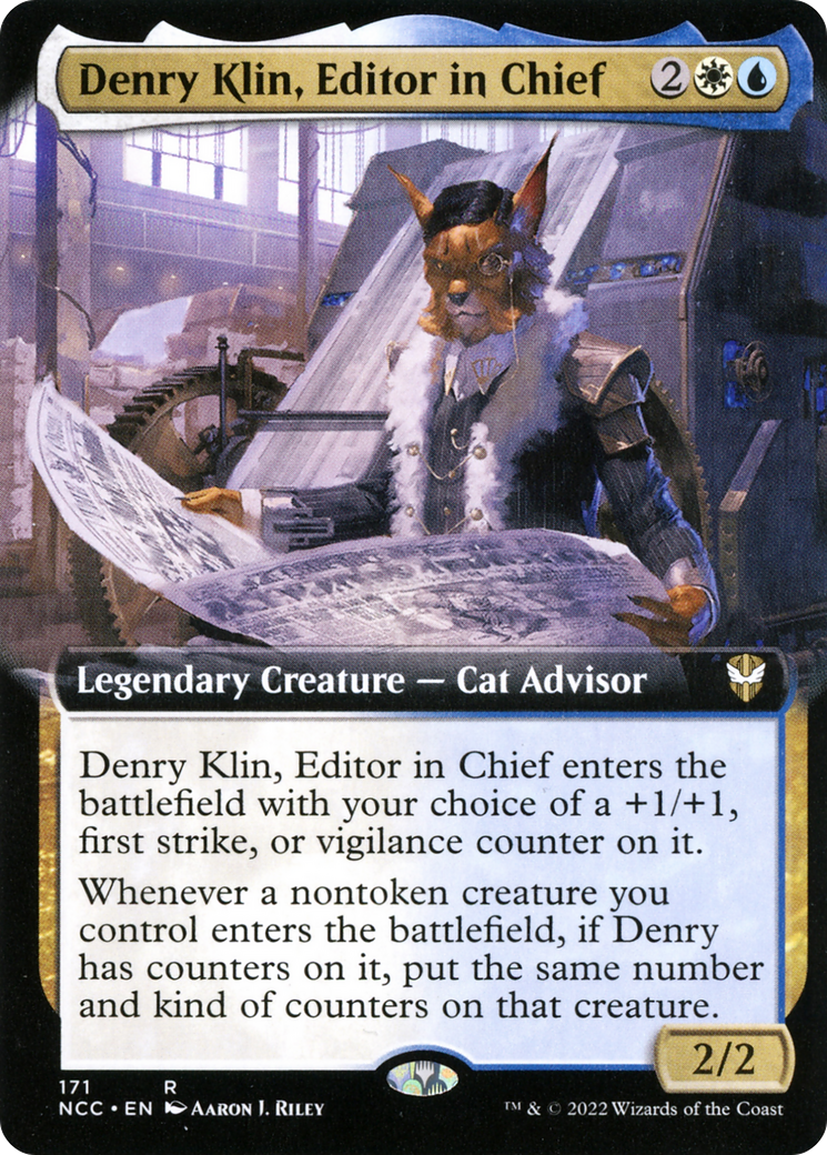 Denry Klin, rédacteur en chef (NCC-171) - Nouveau commandant de Capenna : (Extended Art)