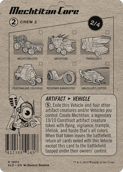 Mechtitan Core // Mechtitan Core (SLD-1965) - Secret Lair Drop (Borderless) Foil