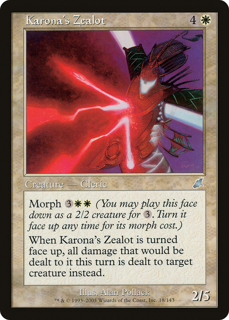 Zélote de Karona (SCG-018) - Fléau