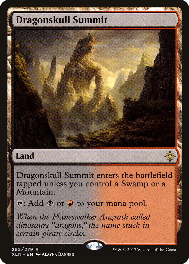 Sommet du Crâne de Dragon (XLN-252) - Ixalan Foil