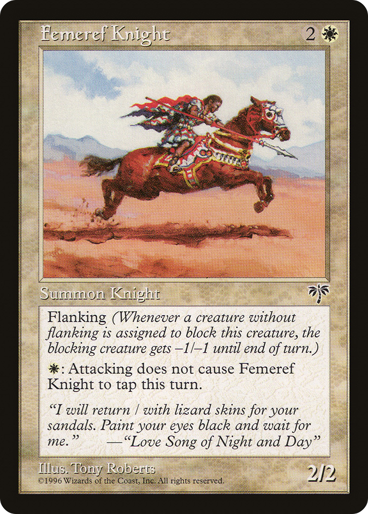 Chevalier Femeref (MIR-018) - Mirage 