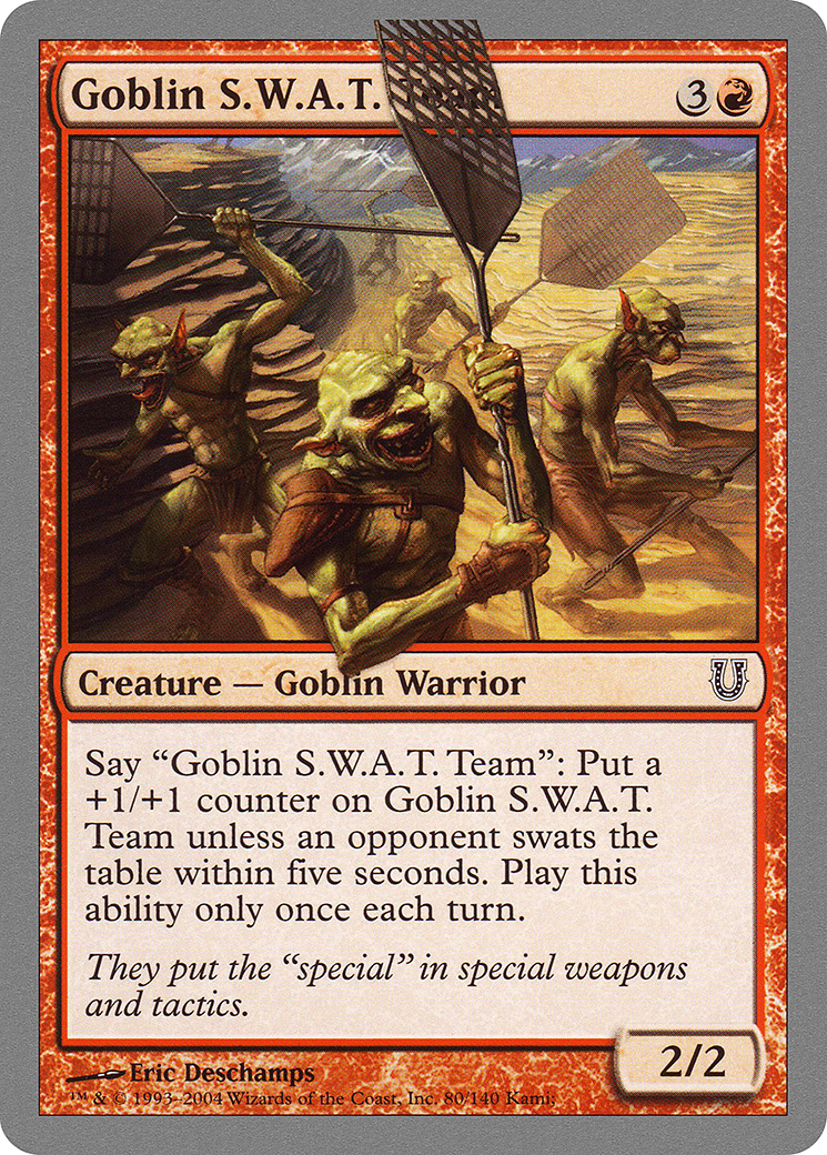 Équipe SWAT Goblin (UNH-080) - Unhinged Foil 