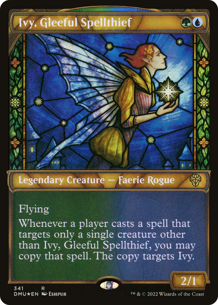 Ivy, Gleeful Spellthief (Textured Foil) (DMU-341) - Dominaria United: (Showcase) Foil