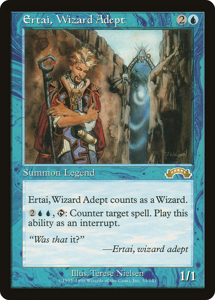 Ertai, Wizard Adept (EXO-033) - Exodus