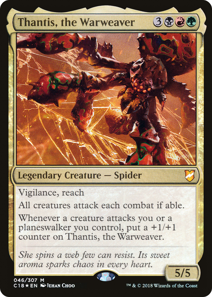 Thantis, le tisserand de guerre (C18-046) - Commander 2018 Foil 