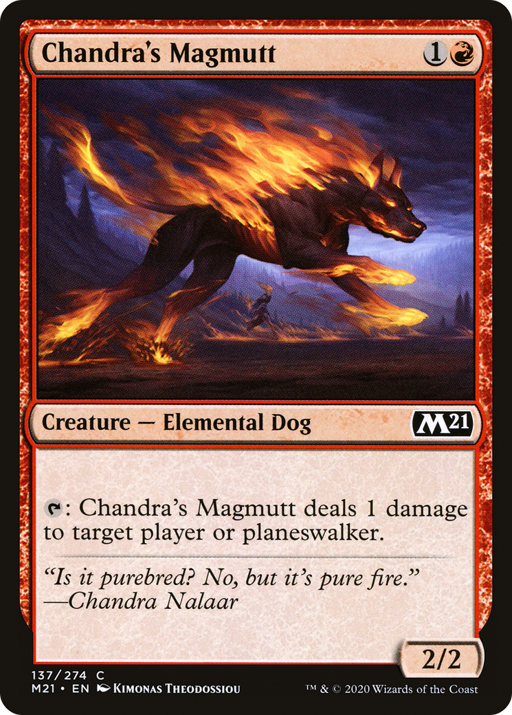 Chandra's Magmutt (M21-137) - Core Set 2021 Foil