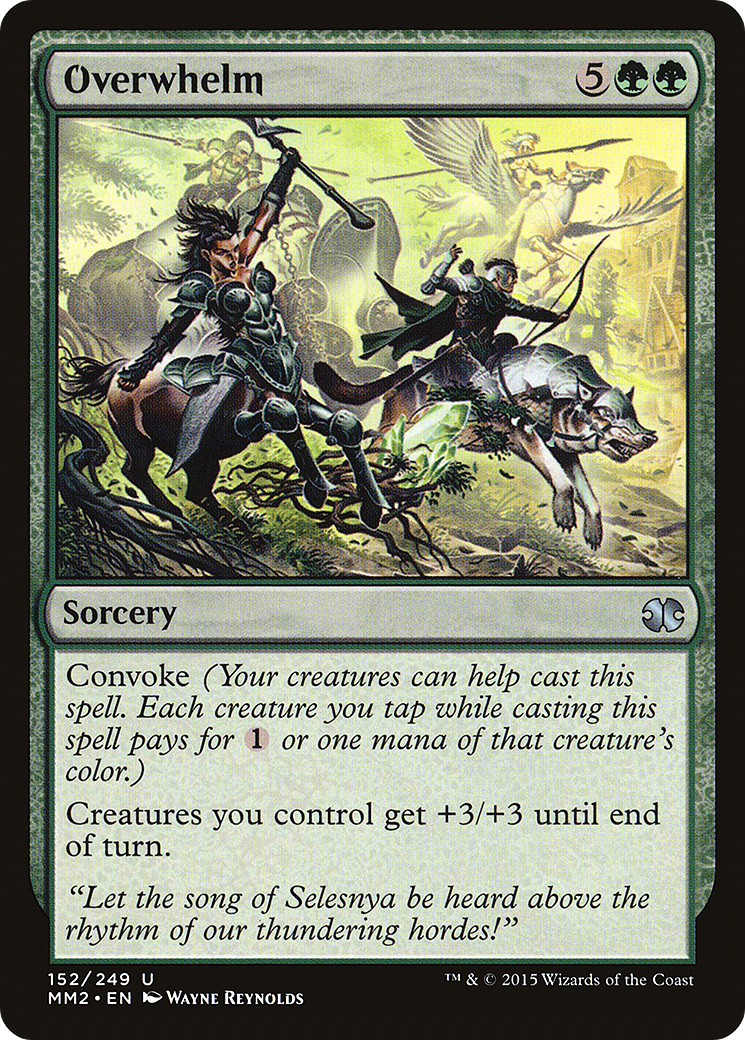 Overwhelm (MM2-152) - Modern Masters 2015 (feuillet)