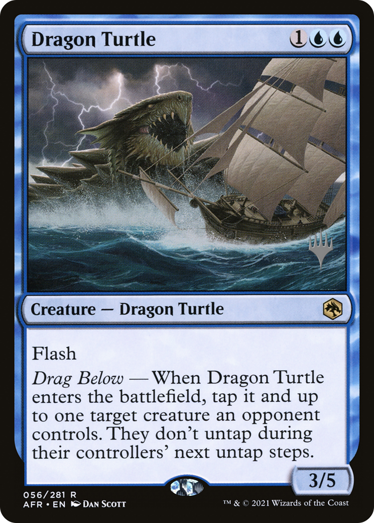 Dragon Turtle (PPAFR-56P) - Adventures in the Forgotten Realms Promos Foil