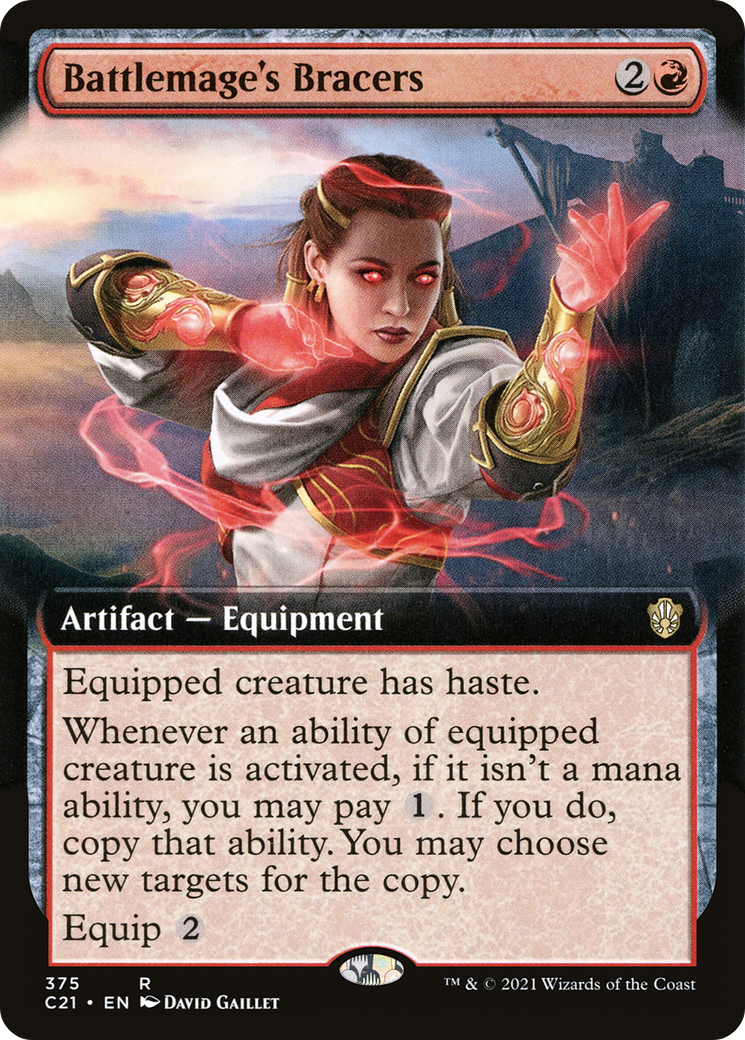 Brassards de mage de bataille (C21-375) - Commander 2021 : (Extended Art) 