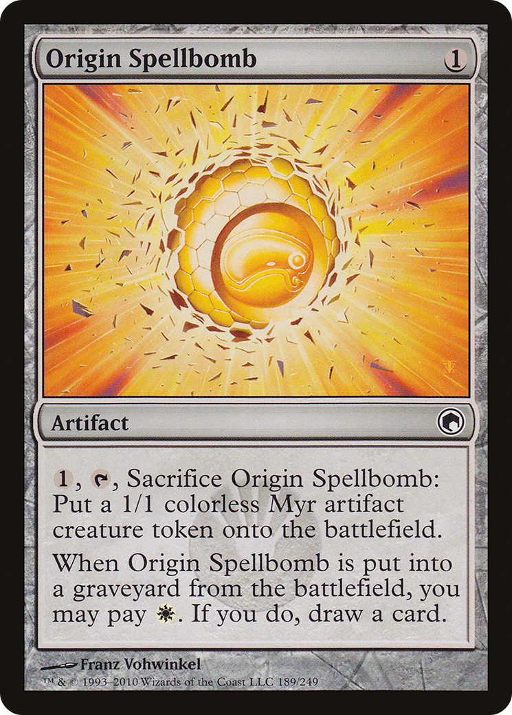 Origin Spellbomb (SOM-189) - Scars of Mirrodin Foil