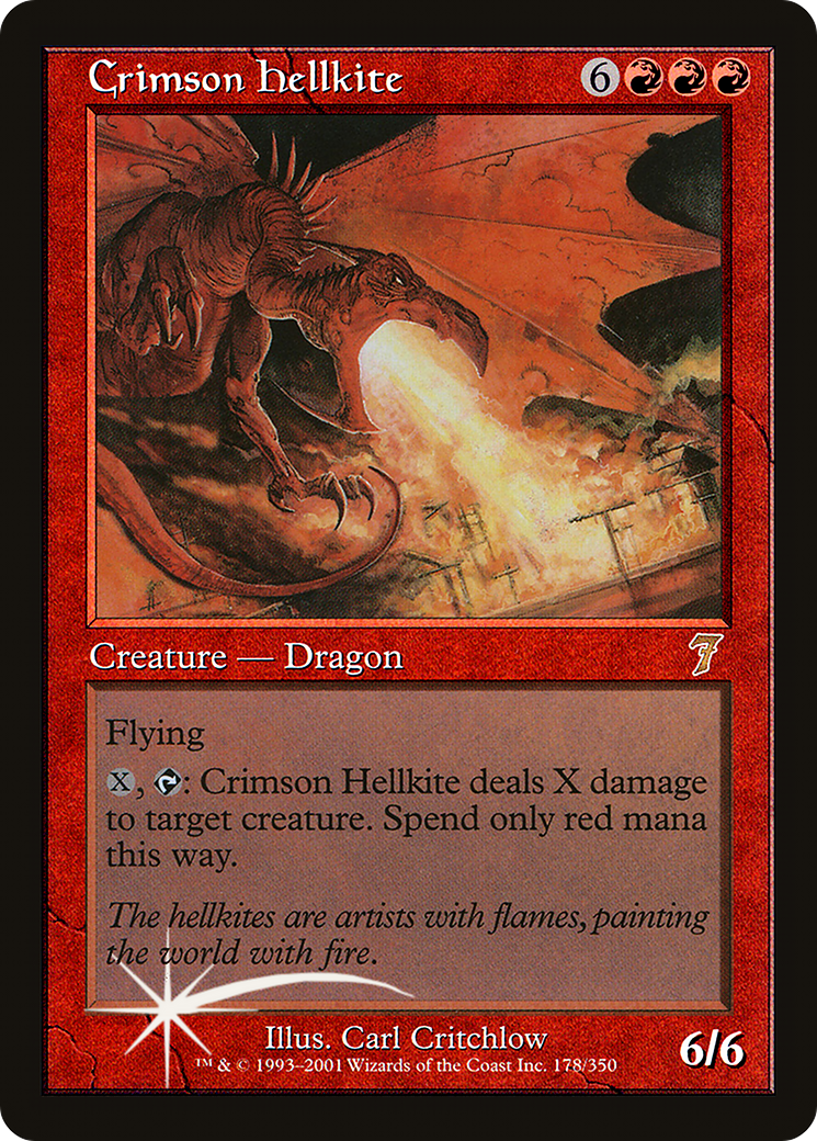 Crimson Hellkite (7ED-178★) - Septième édition 