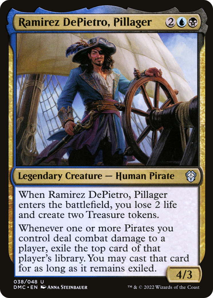 Ramirez DePietro, Pilleur (DMC-038) - Commandant de Dominaria United 