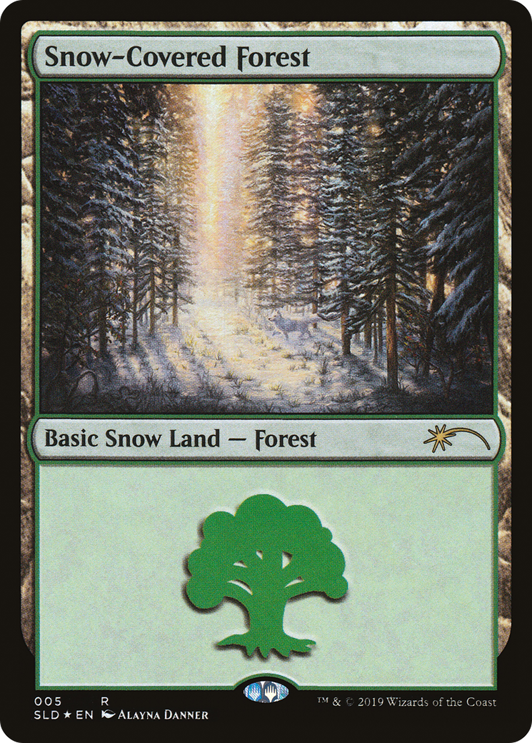 Forêt enneigée (SLD-005) - Secret Lair Drop Foil 