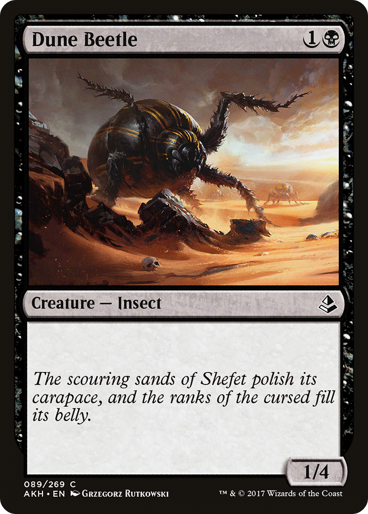 Coléoptère des dunes (AKH-089) - Feuille d'Amonkhet 