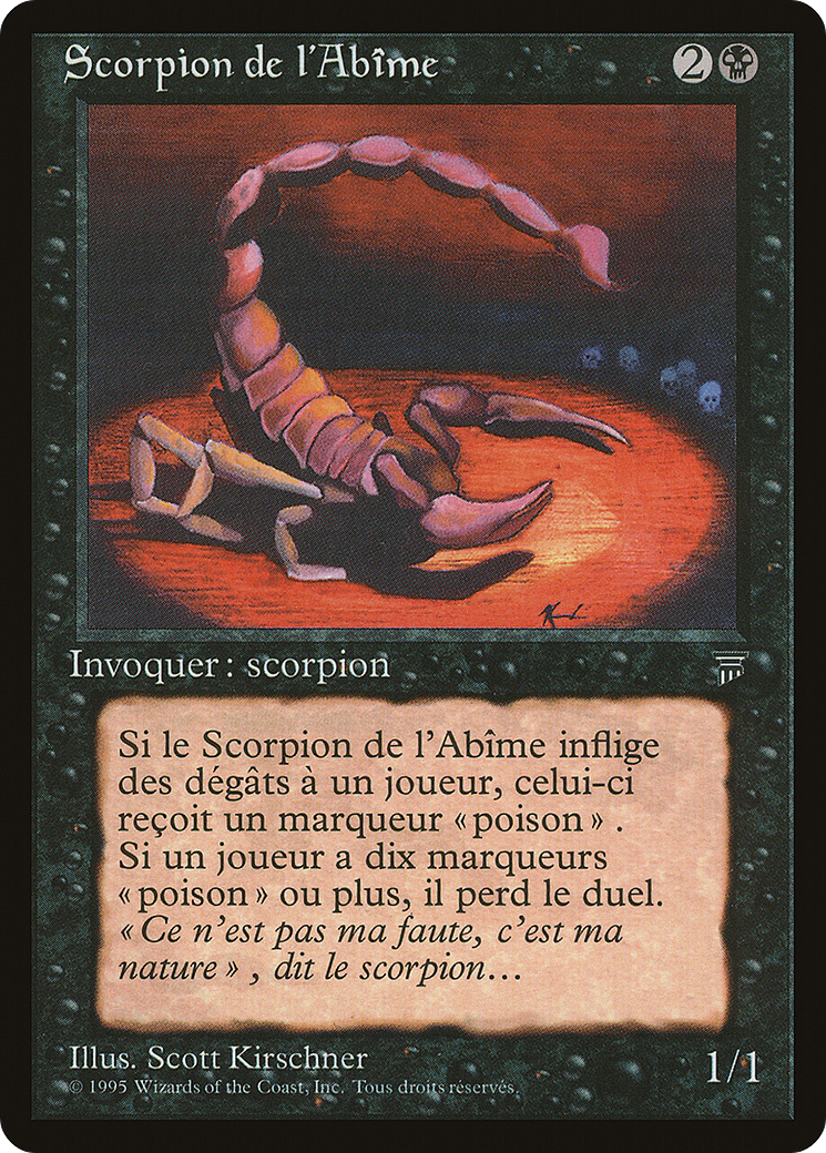 Scorpion des fosses (REN-063) - Renaissance 