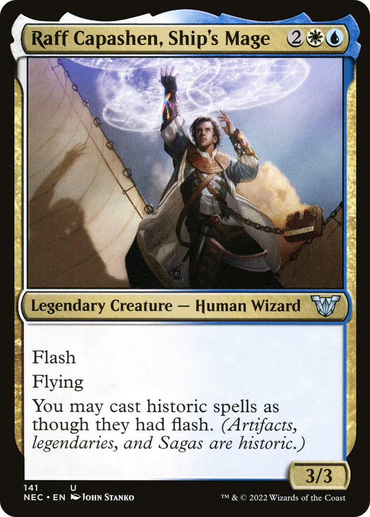 Raff Capashen, mage du navire (NEC-141) - Commandant de la dynastie Neon