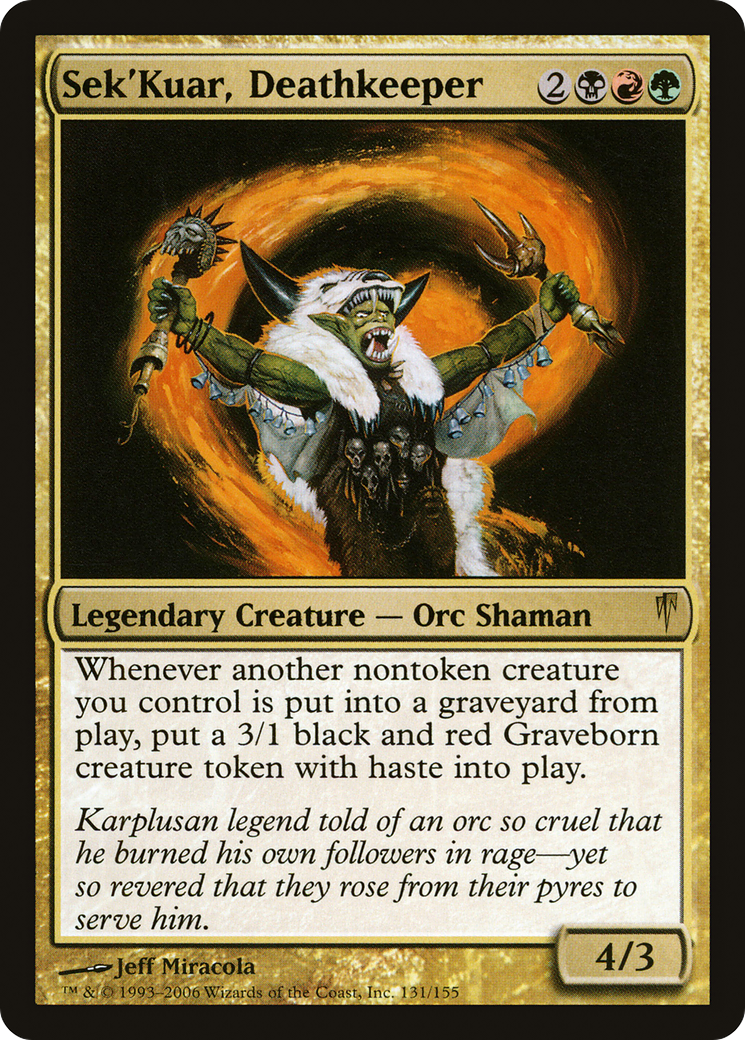 Sek'Kuar, Gardien de la mort (CSP-131) - Coldsnap 