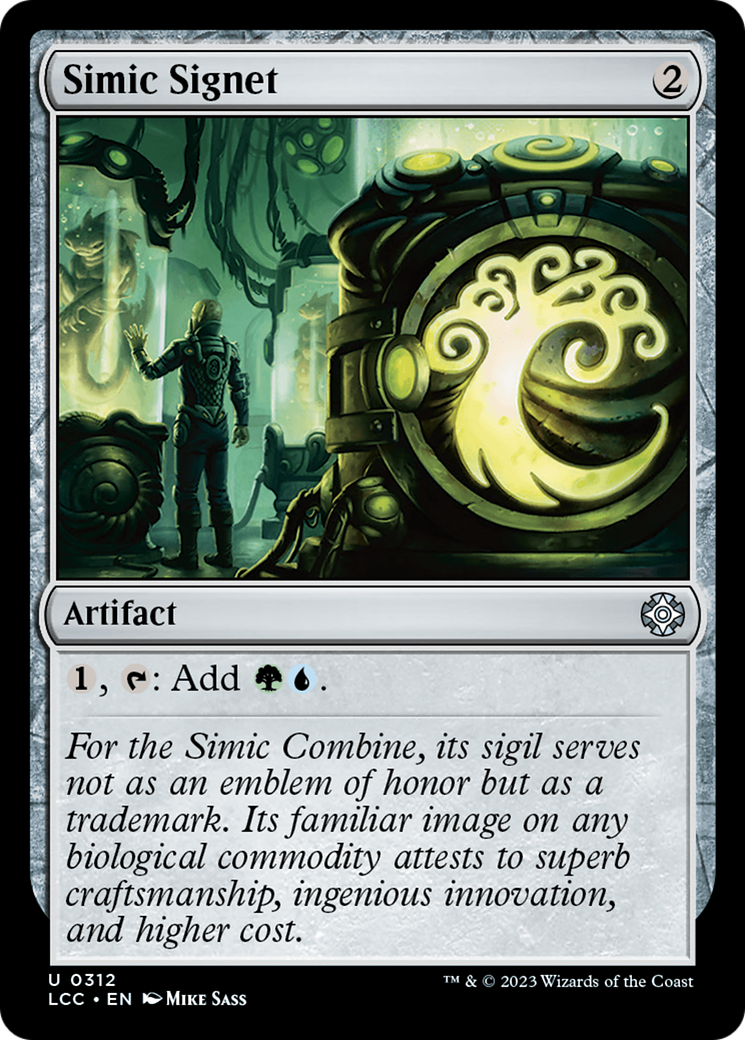 Simic Signet (LCC-312) - Commandant des Cavernes Perdues d'Ixalan