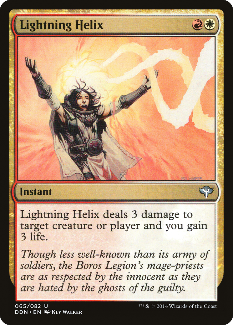 Lightning Helix (DDN-065) - Duel Decks : Vitesse vs. Ruse